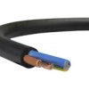 Przewód Prądowy H05vv-F / Owy 500V 3X1,5 Warsztatowy Czarny Linka...