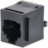Assmann WSW A-20141 6 Pin RJ12 Socket Black