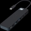 HD4101BKGL Port replicator/docking station, USB-C, 5 ports, black