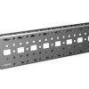 Panel do zarządzania kablami, Sekcja dziurkowana, do użytku z: Indywidualnych instalacji wewnątrz obudowy, ramki,