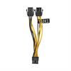 Adapter PCI express gniazdo - 2 x EPS 8pin wtyk 0,15 m CCGP74415VA015
