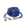 Kabel 2xRCA 5m Z przewodem sterującym do wzmacniacza Car Audio