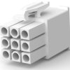Plug housing, 9 pole, pitch 4.2 mm, straight, natural, 172340-1