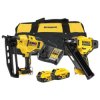 DEWALT DCK246P2-GB DCK246P2 XR Nailer Kit 18V 2 x 5.0Ah Li-ion