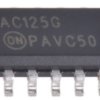 MC74AC125DG, 4-Channel Bufor, 74AC, 3 stany, Nieodwracana 14-pinowy SOIC Tak