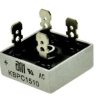 Mostek prostowniczy; KBPC1510; 15A; 1000V; kostka; konektory; typ FM 28,3x28,3x11mm; RoHS