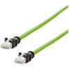 Metz Connect 142M2X55100 RJ45 Patch Cable Cat 6A S/FTP 10m Green PUR Industrial