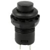 Przycisk stabilny stały SPST NO czarny 12mm