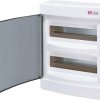 Rozdzielnica natynkowa 24 modułowa 2x12M drzwi transparentne IP40 ECT24PT-s 001101069 ETI