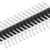 Pin header, 34 pole, pitch 2.54 mm, straight, black, 10052770