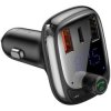 TRANSMITER BLUETOOTH ŁADOWARKA SAMOCHODOWA Baseus S-13 OVERSEAS 5 A 2x USB-A 1x USB-C BT 5.0