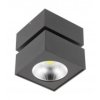 Oprawa LED BIANCO 15W 1500lm 4000K IP20 IK06 36st. kwadrat, czarny LD-BNC15WKC-NB