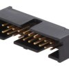 Gniazdo IDC męskie 20-pin proste THT złocony 2,54mm czarny 5103308-5