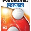 2 x bateria litowa mini Panasonic CR2016