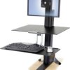 Ergotron Uchwyt do monitora, stołowy WorkFit-S 1 Wyświetlacz 25,4 cm (10