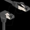 80399 Patchcable Cat.8.1 S/FTP downwards angled / straight 0.5 m
