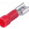 Konektor płaski żeński izolowany 4.8mm 0.5mm 0.5-1.5mm² - końcówka kablowa SGE