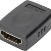 adapter HDMI Digitus AK-330500-000-S AK-330500-000-S, [1x złącze żeńskie HDMI - 1x złącze żeńskie HDMI]