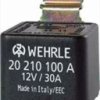 Automotive relays 1 Form A (N/O), 12 V (DC), 30 A, plug-in connection, 20 210 100A