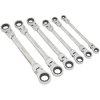 Siegen S0806 Flexi-Head Double End Ratchet Ring Spanner Set 6pc Metric