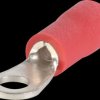 3605A Ring connector for M3, red
