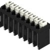 PCB terminal, 8 pole, pitch 3.5 mm, AWG 28-14, 12 A, spring-clamp connection, black, 1870700000