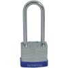 Faithfull QC0140-LS Laminated Steel Padlock 40mm Long Shackle 3 Keys