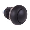 Black On-Off Latching 12mm Waterproof Push Button Switch IP65 SPST