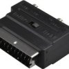 Przejście Adapter Euro Scart (Wtyk 21-Pin) / 3X Rca Cinch (Gniazdo) + S-Video...