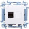 Simon 10 Gniazdo Komputerowe Pojedyncze Rj45 Kat.6 Biały C61.01/11