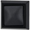 R-TECH 524642 Momentary Pushbutton Switch, SPST, 12mm Cutout, IP67, Black