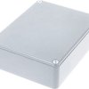 Aluminum die cast enclosure, (L x W x H) 119 x 94 x 38 mm, light gray (RAL 7035), IP54, 1590BB2LG