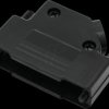 MHD45PPK15-K D-Sub cap, 15-pin, angled, black, size A