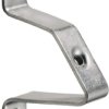 Enclosure feet, steel, (W x H x D) 18 x 72 x 48 mm, silver, for mounting rail, 0164000000