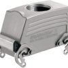 Grommet housing, size B16, die-cast aluminum, M25, straight, cross bow locking, IP65, 1788220000