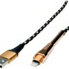 Kabel do synchronizacji i ładowania ROLINE GOLD USB 2.0 ze złączem Lightning, do smartfona St