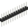 Pin header, 12 pole, pitch 2.54 mm, straight, black, 10046252