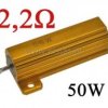 Rezystor drutowy 2,2 Ohm 50W z radiatorem