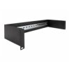 Delock 66884 19 inch Server rack drawer system 2 U Black
