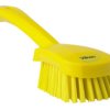 Szczotka do szorowania, dł. włosia: 36mm, Twardy, Żółty, Poliester, zastosowanie: Uniwersalny środek czyszczący,