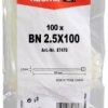 Opaska kablowa Fischer BN 2,5 x 100 087478, 100 mm, 100 szt.