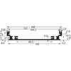 Extruded heatsink, (L x W x H) 106 x 17.5 x 100 mm, black anodized, GP 191 160 SA