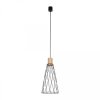Lampa wisząca MODESTO WOOD z czarnym podłużnym kloszem na GU10 10157 TK Lighting