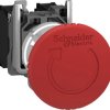 Emergency stop, rotary release, mounting Ø  22 mm, unlit, 2 Form B (N/C), XB4BS8444