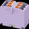 3273280 PTFIX 6x2.5 distributor block, purple