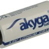 Bateria; litowa; CR123A; 3V; 1500mAh; fi 16,5x34mm; AKYGA; CR123A