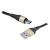 Złącze USB A/USB-C wt-wt 2m czarny HQ / Lx8572B 2M