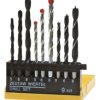 Wiertła różne (metal/beton/drewno) 5mm,6mm,8mm zestaw 9 elementów 60H009