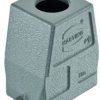 Grommet housing, size 6B, die-cast aluminum, M32, straight, longitudinal bow locking, IP65/IP66/IP67, 19300060447