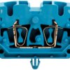 Through terminal block, spring balancer connection, 0.5-2.5 mm², 4 pole, 24 A, 8 kV, blue, 1712980000